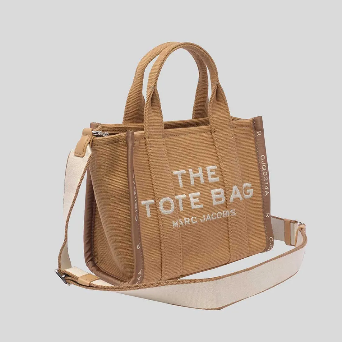 MARC JACOBS The Jacquard Small Tote Bag Camel RB-M0017025