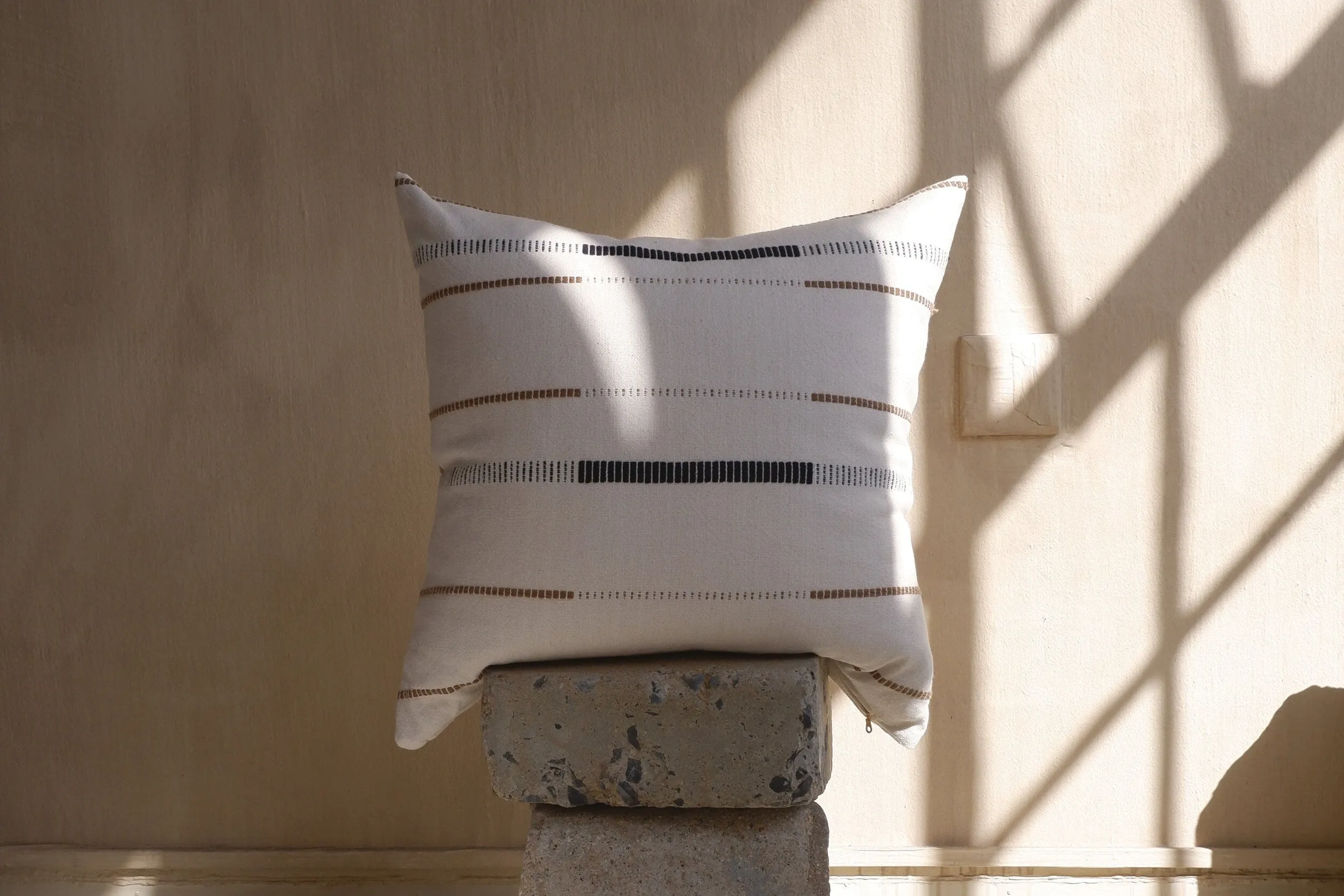 Mason Hand-Loomed Cotton Pillow
