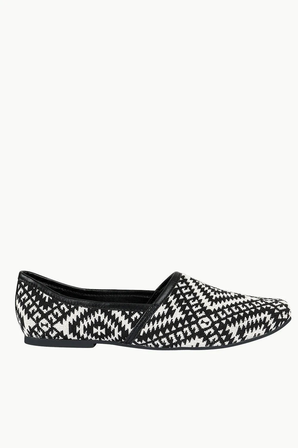Men's Geometric Jacquard Slip-On Juttis