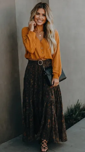 Midsize and Mystical: 15 Boho Fall Outfit Ideas for the Fashion-Forward Woman