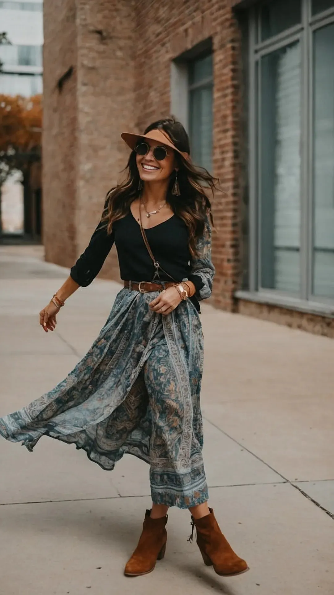 Midsize and Mystical: 15 Boho Fall Outfit Ideas for the Fashion-Forward Woman