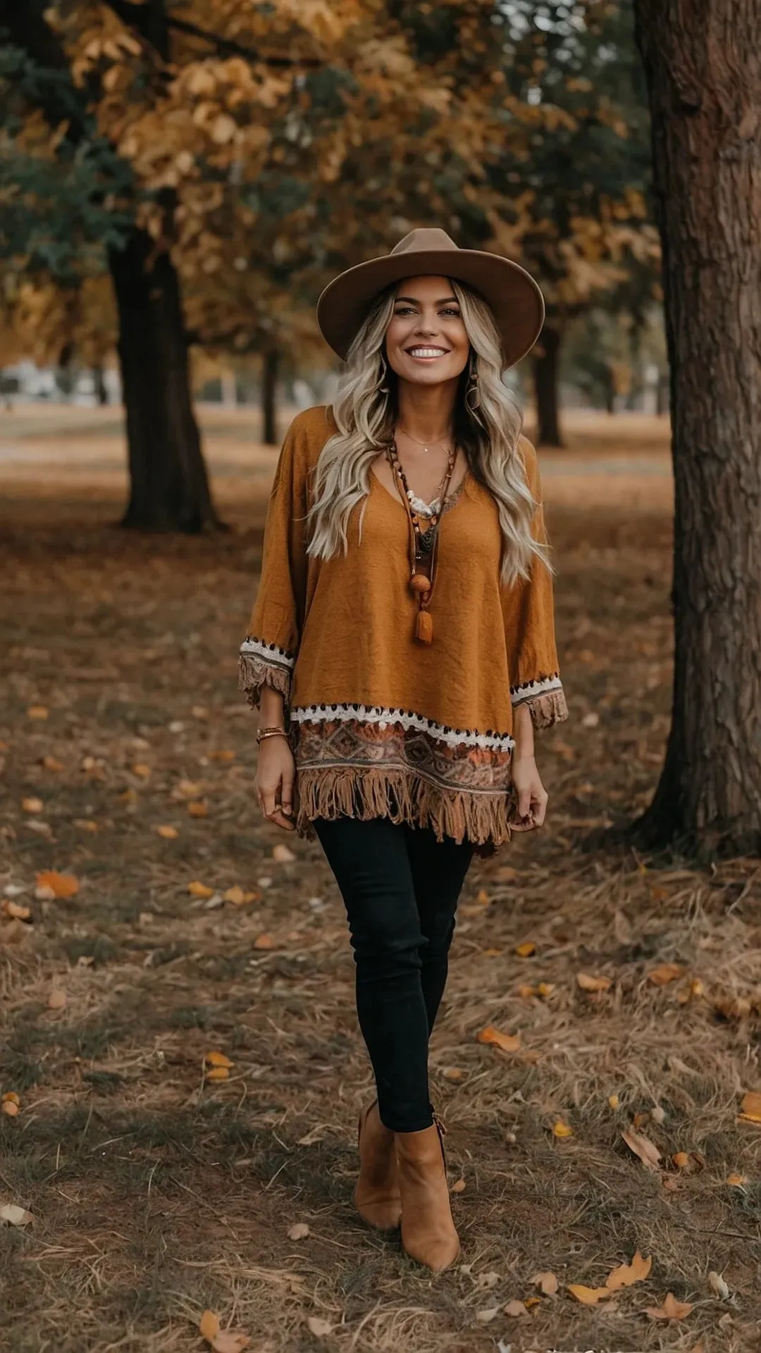 Midsize and Mystical: 15 Boho Fall Outfit Ideas for the Fashion-Forward Woman