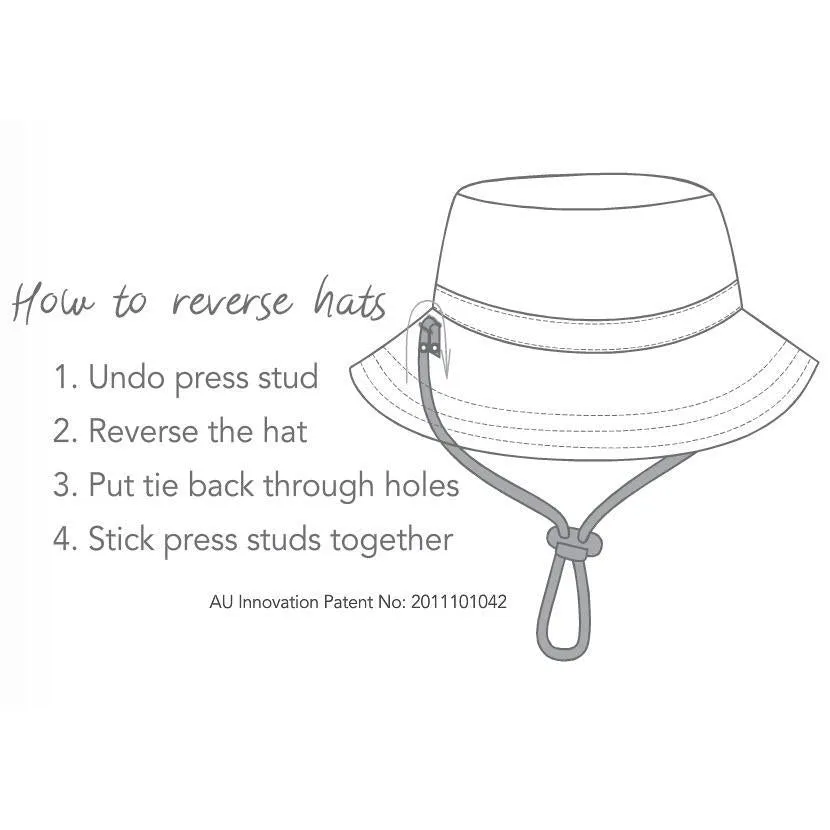 Millymook Reversible Floppy Hat - Coco