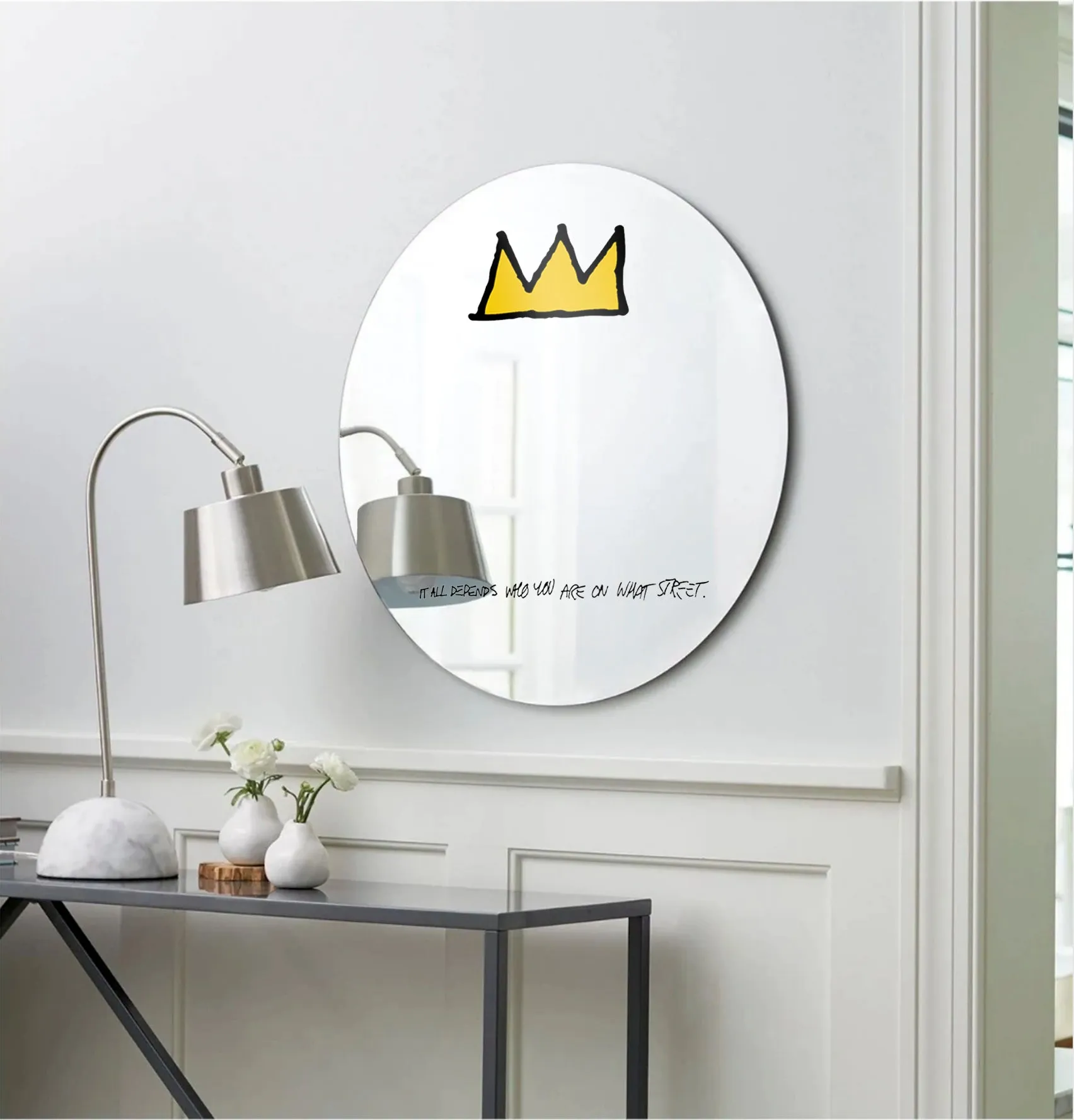 Mirror by Jean-Michel Basquiat