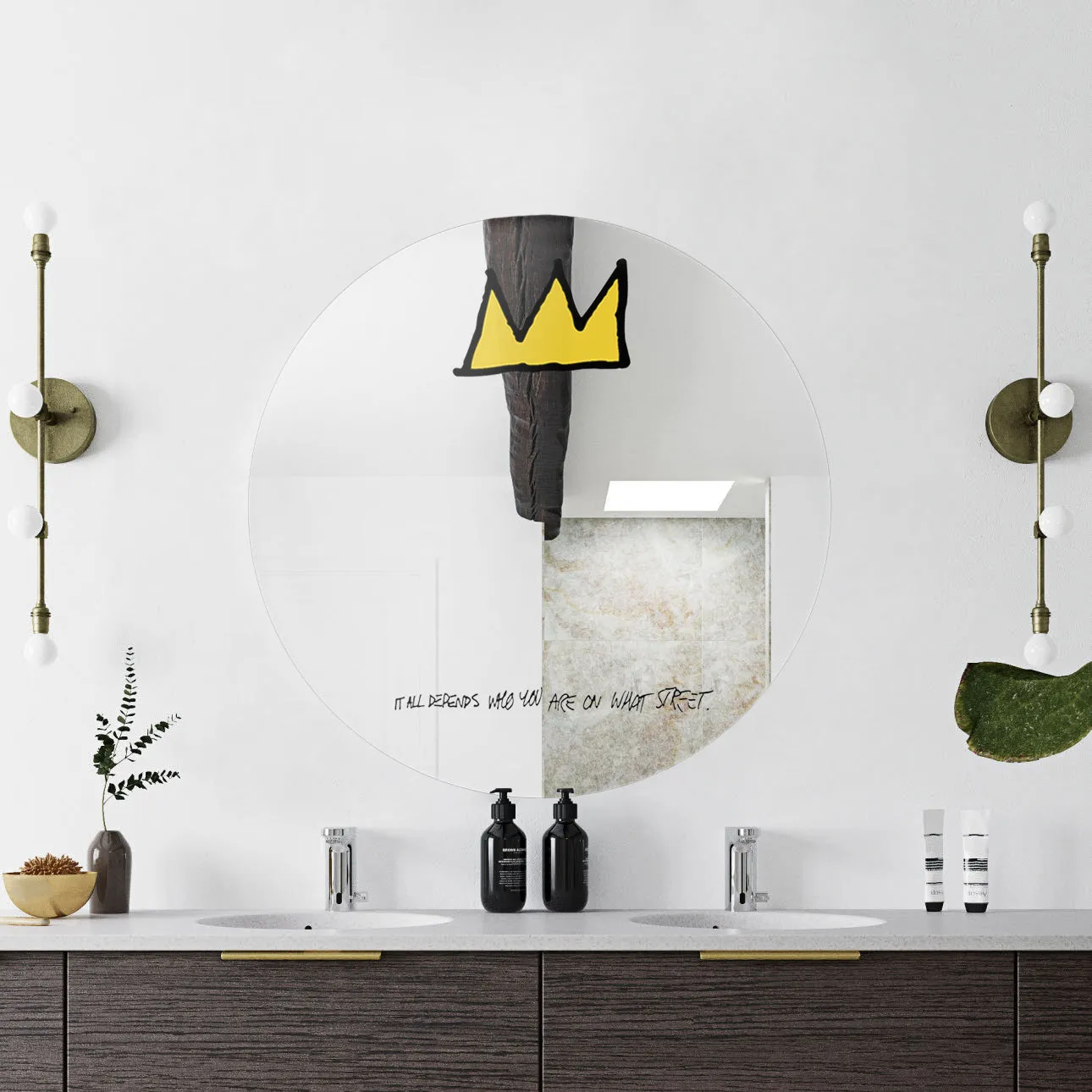 Mirror by Jean-Michel Basquiat