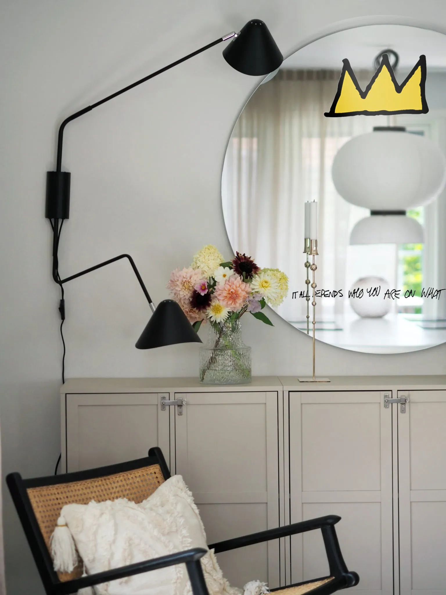 Mirror by Jean-Michel Basquiat