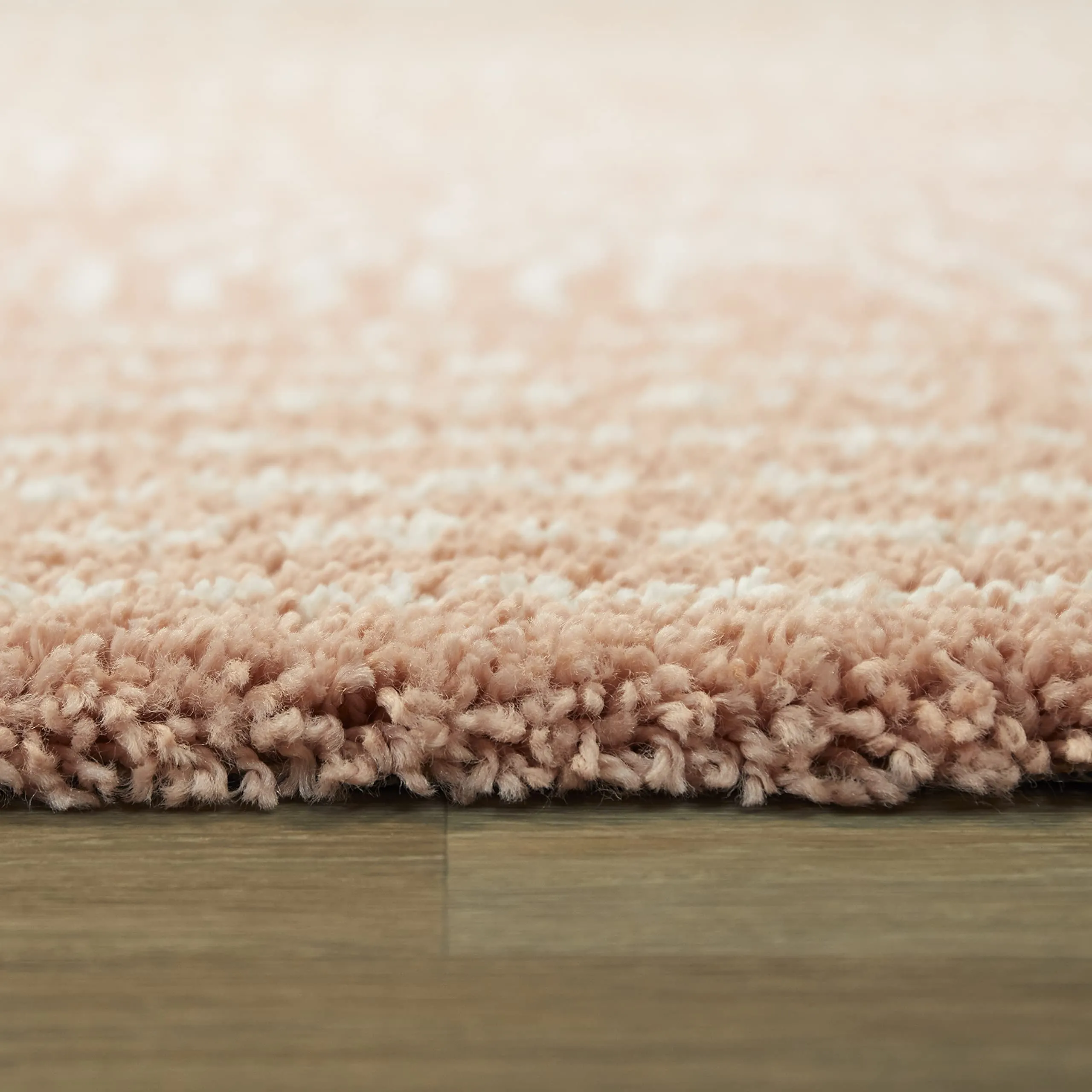 Mod-Tod Hailey Kids Rainbow Print Shag Berber Area Rug