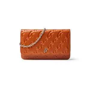 MONOGRAM SILVER WOC - BROWN