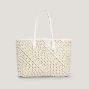 Monoplay Leather Tote Bag - Nude
