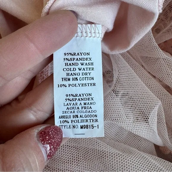 MONORENO BILTMORE TWO PIECE CROCHET &amp; LACE MAXI Light Pink feminine summer