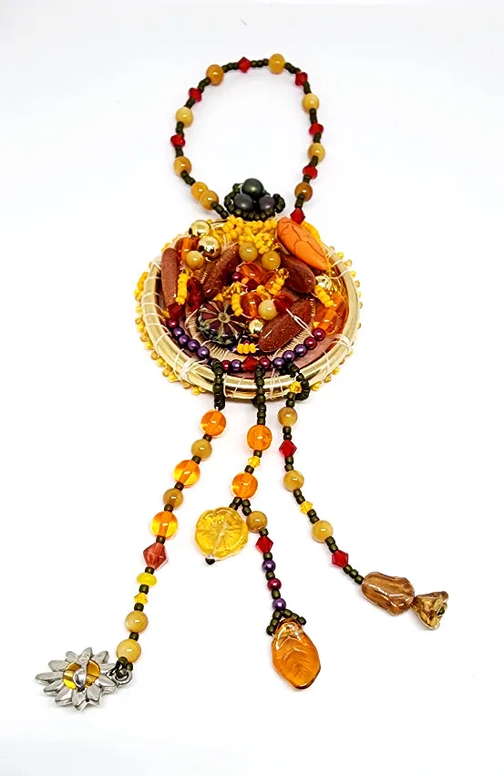 Mosaic Pumpkin Ornament (special order - sold out)