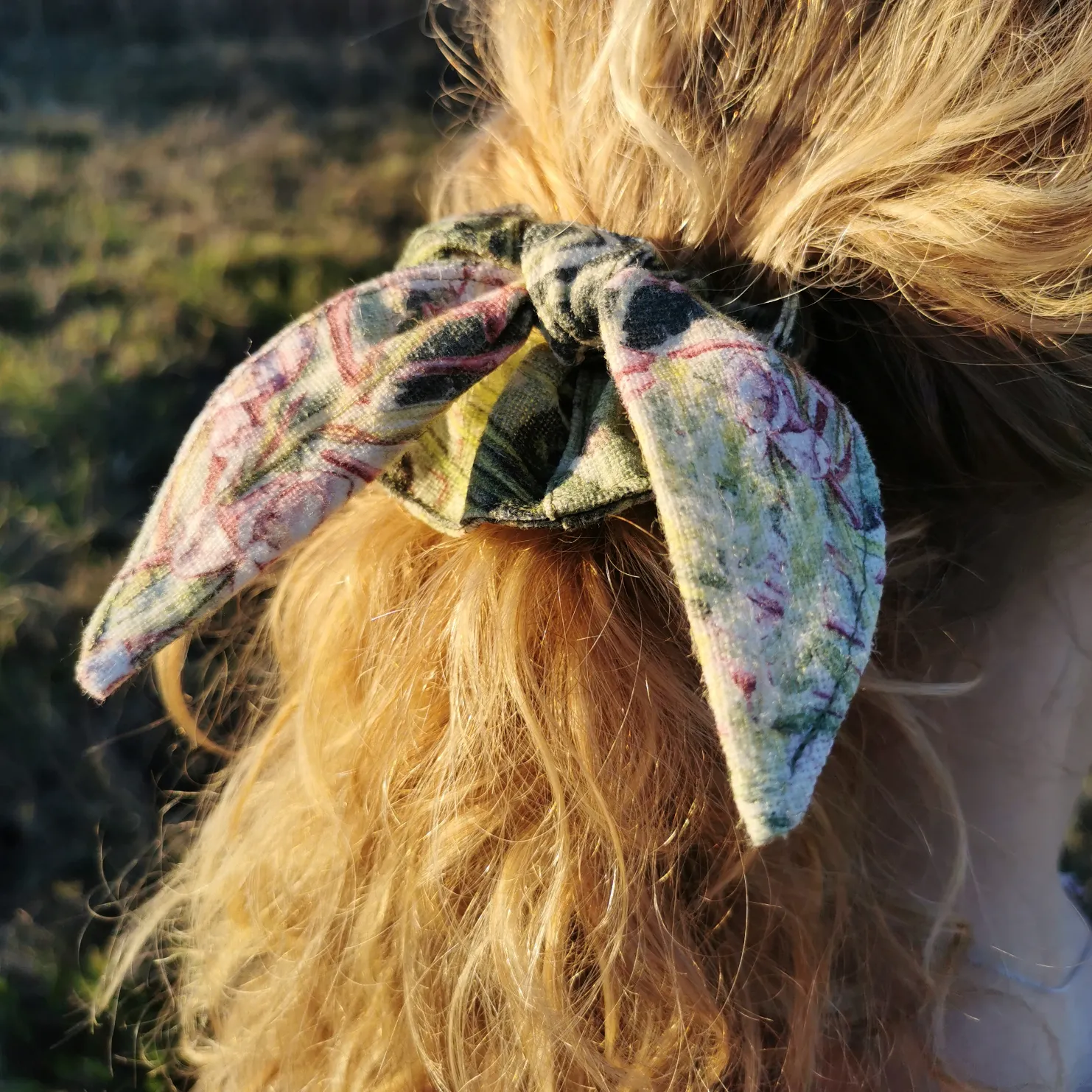 Mountain Orchids Scrunchy