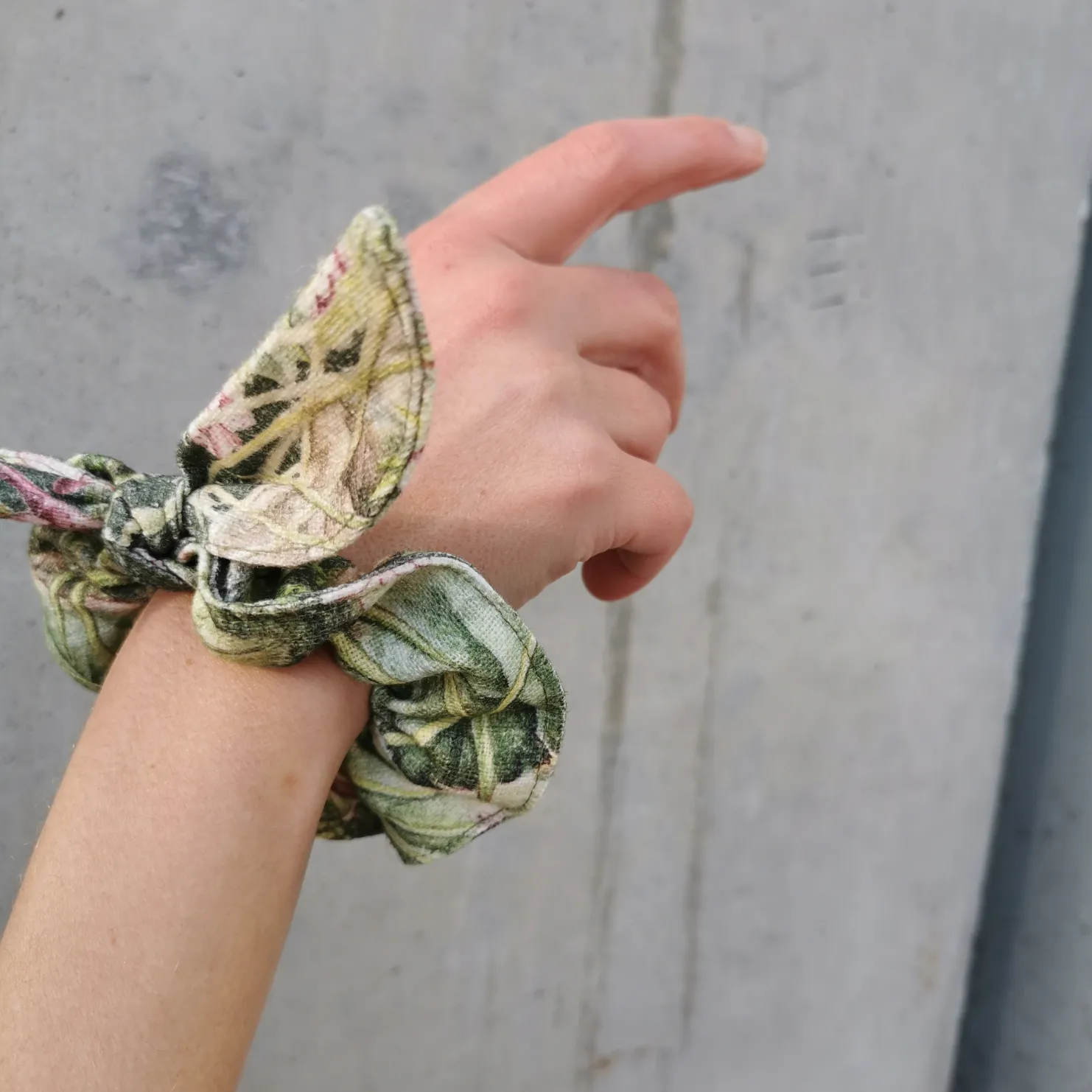 Mountain Orchids Scrunchy