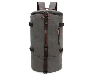 Multifunctional Outdoor Canvas Solid Back And Hand Travellers Grey Bags