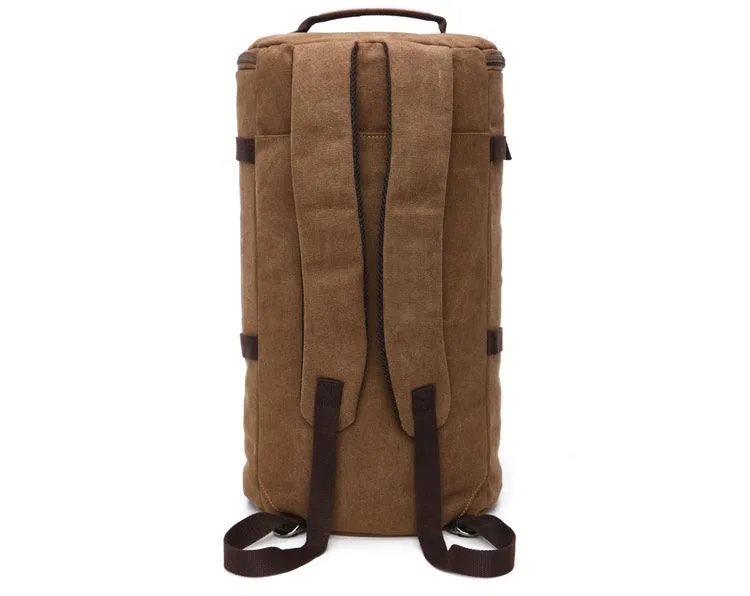 Multifunctional Outdoor Canvas Solid Back And Hand Travellers Grey Bags