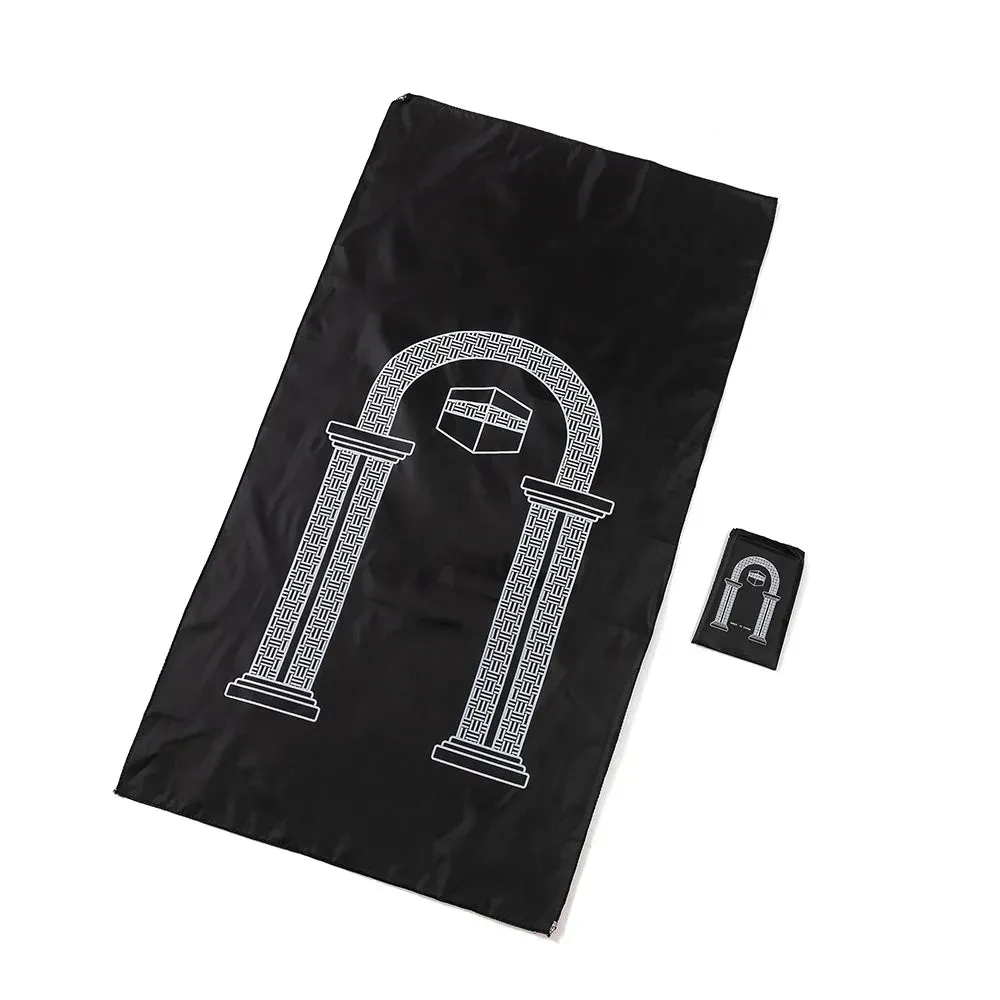 Muslim Portable Carpet Worship Pocket Prayer Rug Church Utensils Islam Eid Mat Non Slip Home Decor