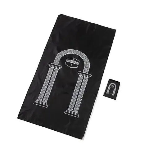 Muslim Portable Carpet Worship Pocket Prayer Rug Church Utensils Islam Eid Mat Non Slip Home Decor