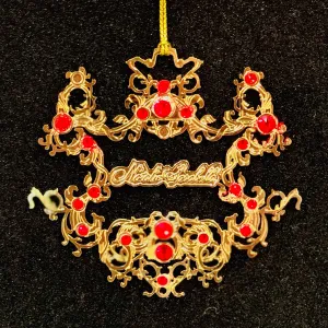 NATALIE SARABELLA 25th ANNIVERSARY Collector BRASS ORNAMENT
