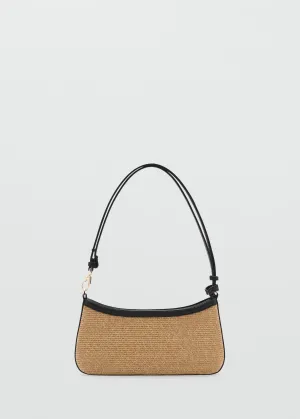 Natural fibre shoulder bag