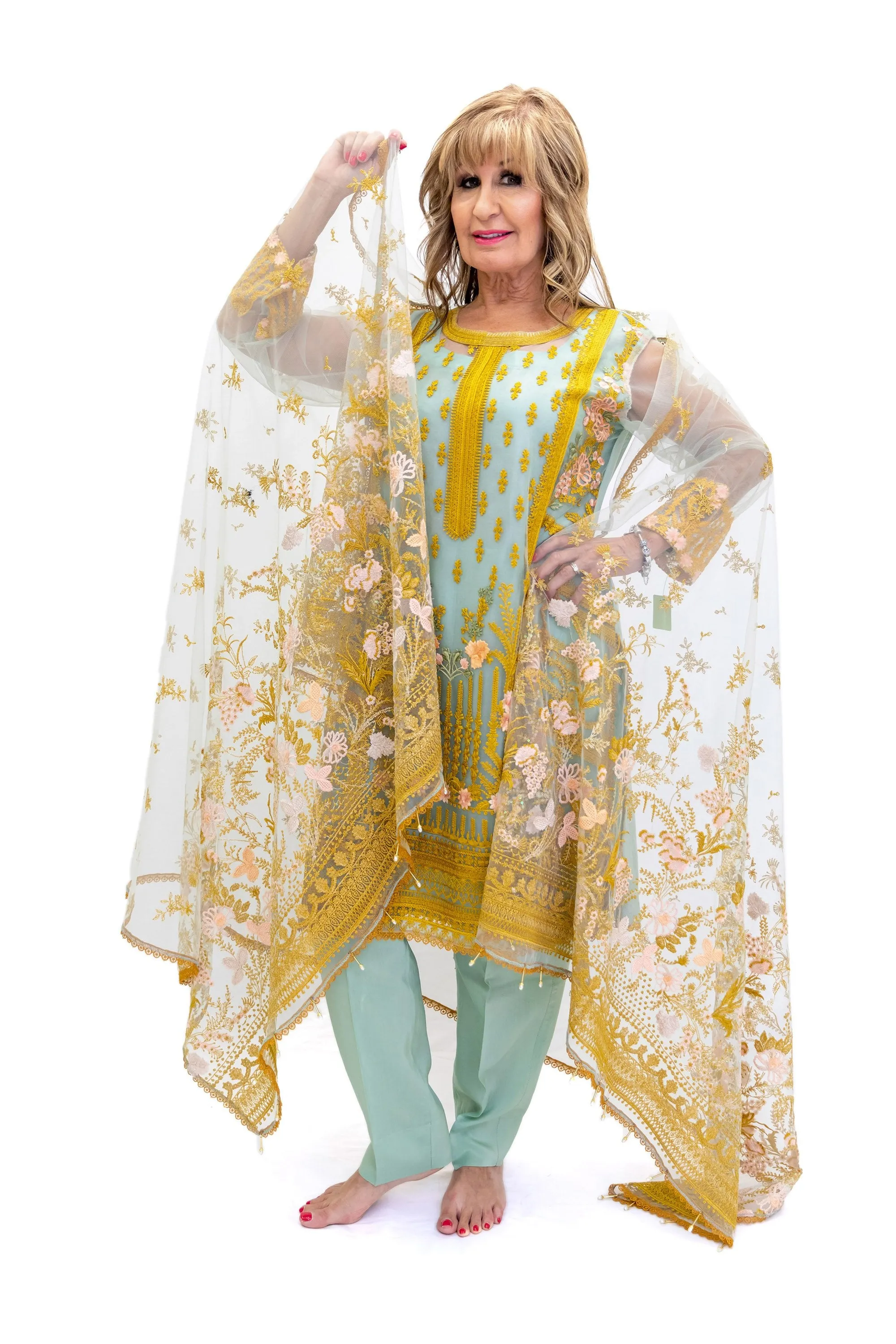 Net Salwar Kameez- Suit - Sobia Nazir Lawn 2019