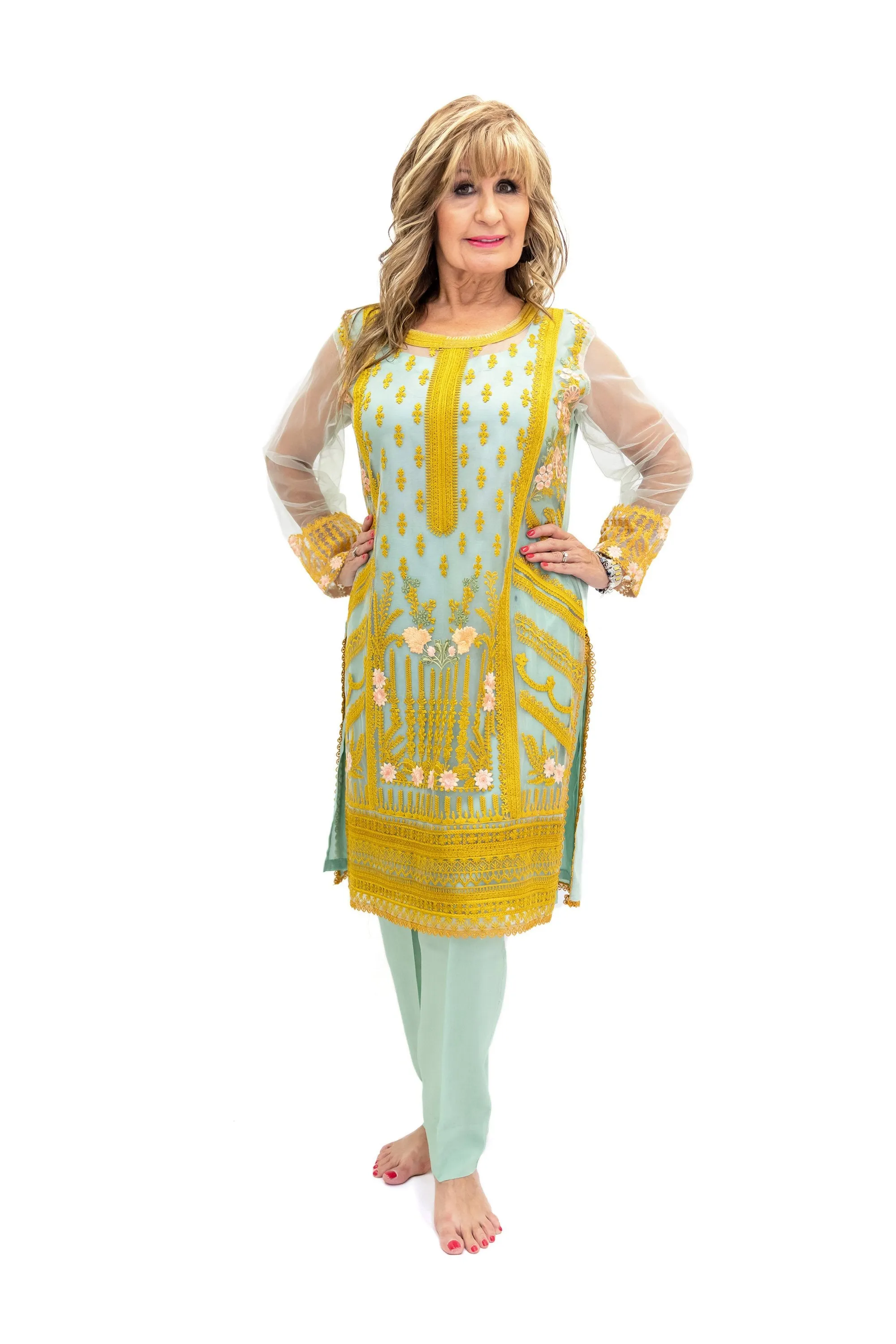 Net Salwar Kameez- Suit - Sobia Nazir Lawn 2019