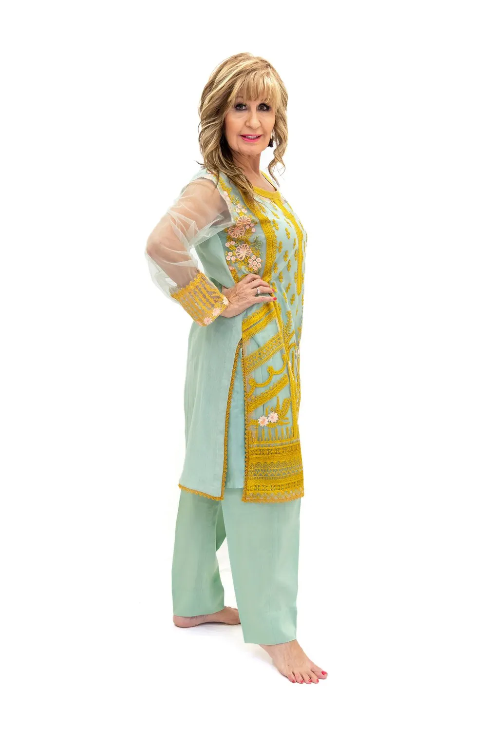 Net Salwar Kameez- Suit - Sobia Nazir Lawn 2019