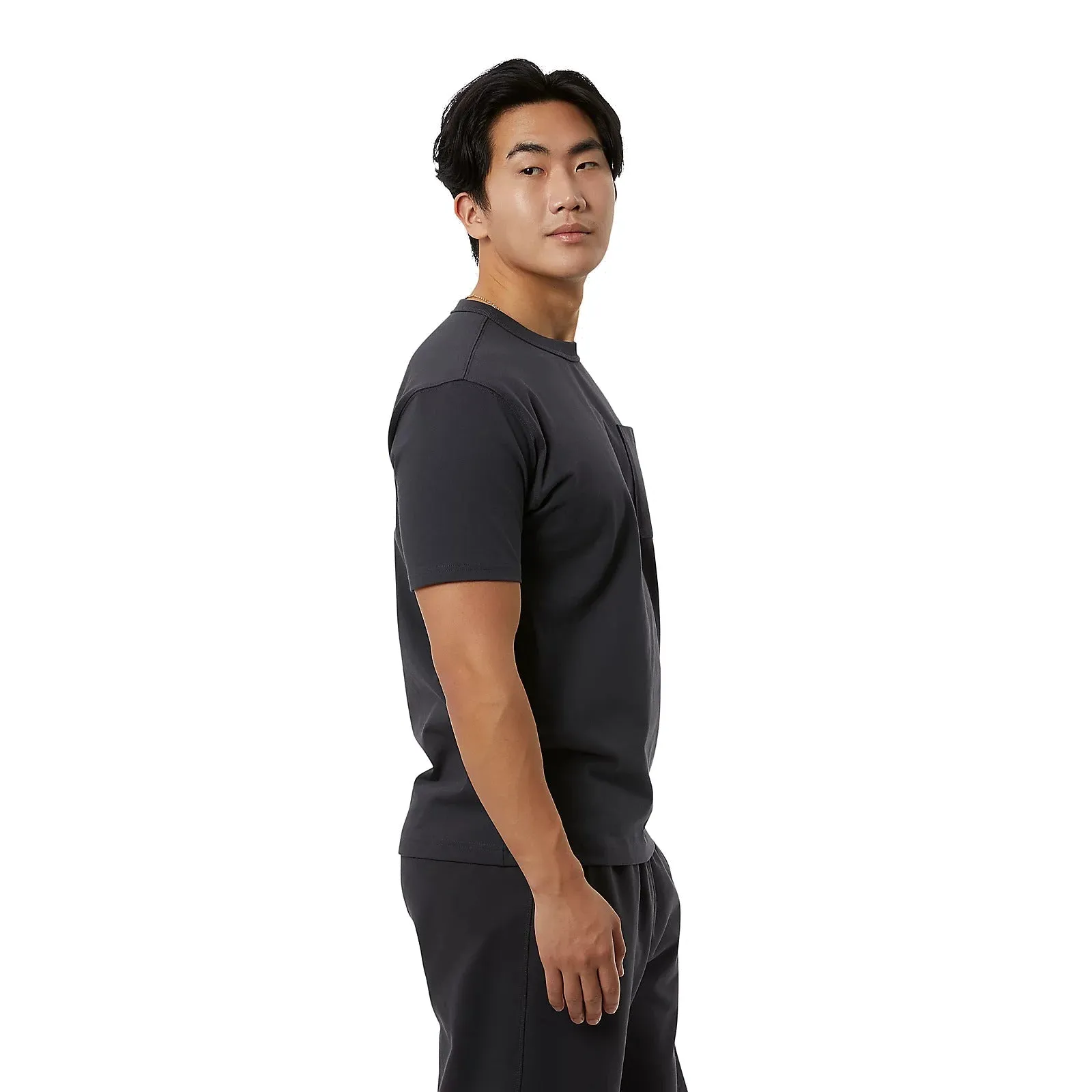 New Balance Men Nature State Short Sleeve Tee Phantom MT23567-PHM