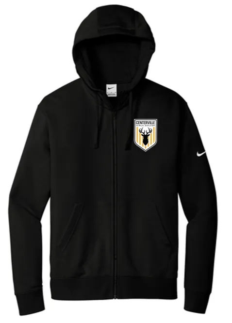 Nike Club Fleece Sleeve Swoosh Full-Zip Hoodie - CS24
