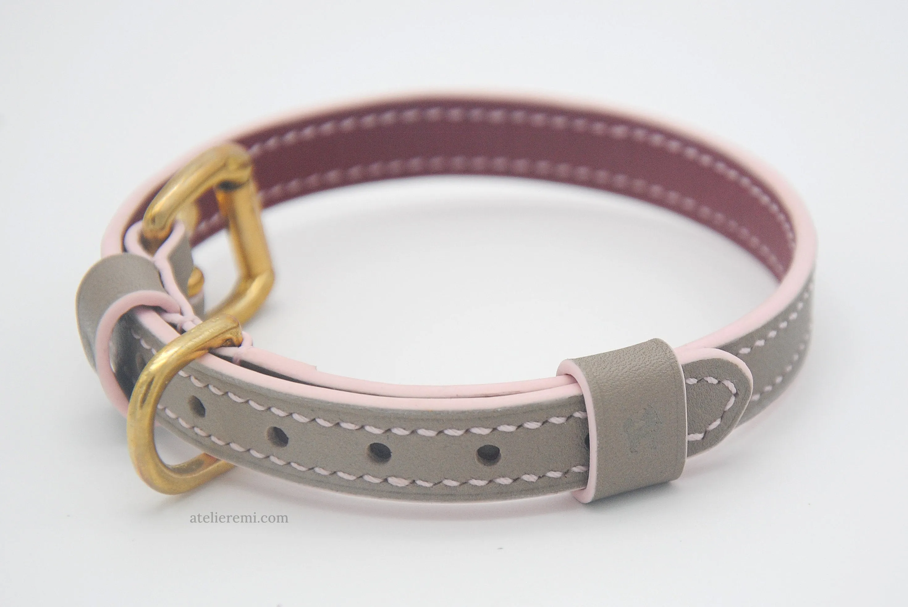 No. P08G | 13MM Dog Collar V3 (Goatskin Lined Interior)