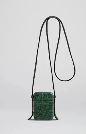 Norman Cross Body Bag Jade Croco
