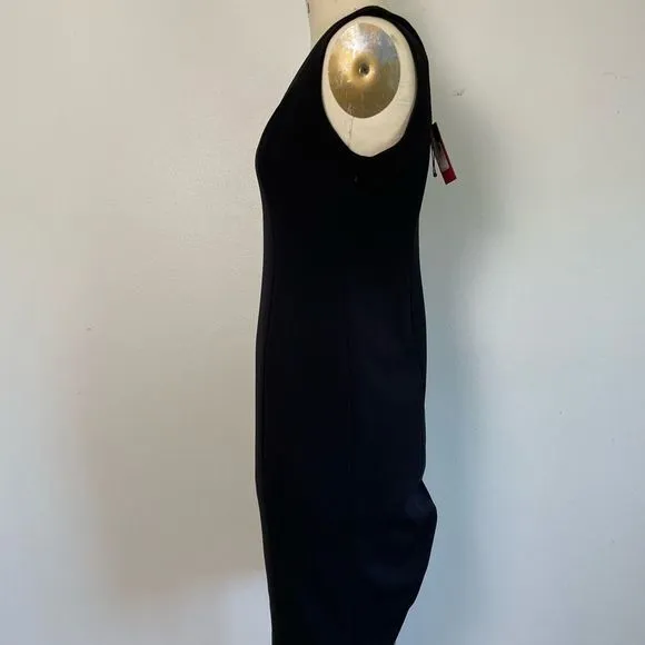 NWT Vince Camuto Black Midi Dress Size 12