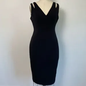 NWT Vince Camuto Black Midi Dress Size 12