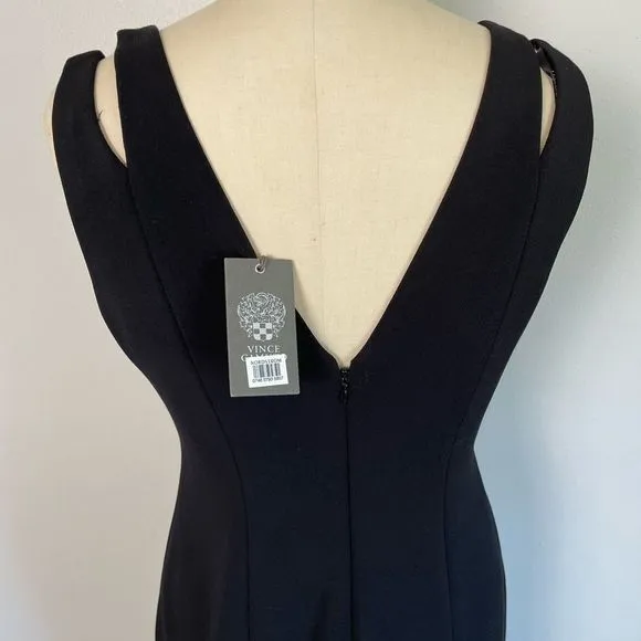 NWT Vince Camuto Black Midi Dress Size 12