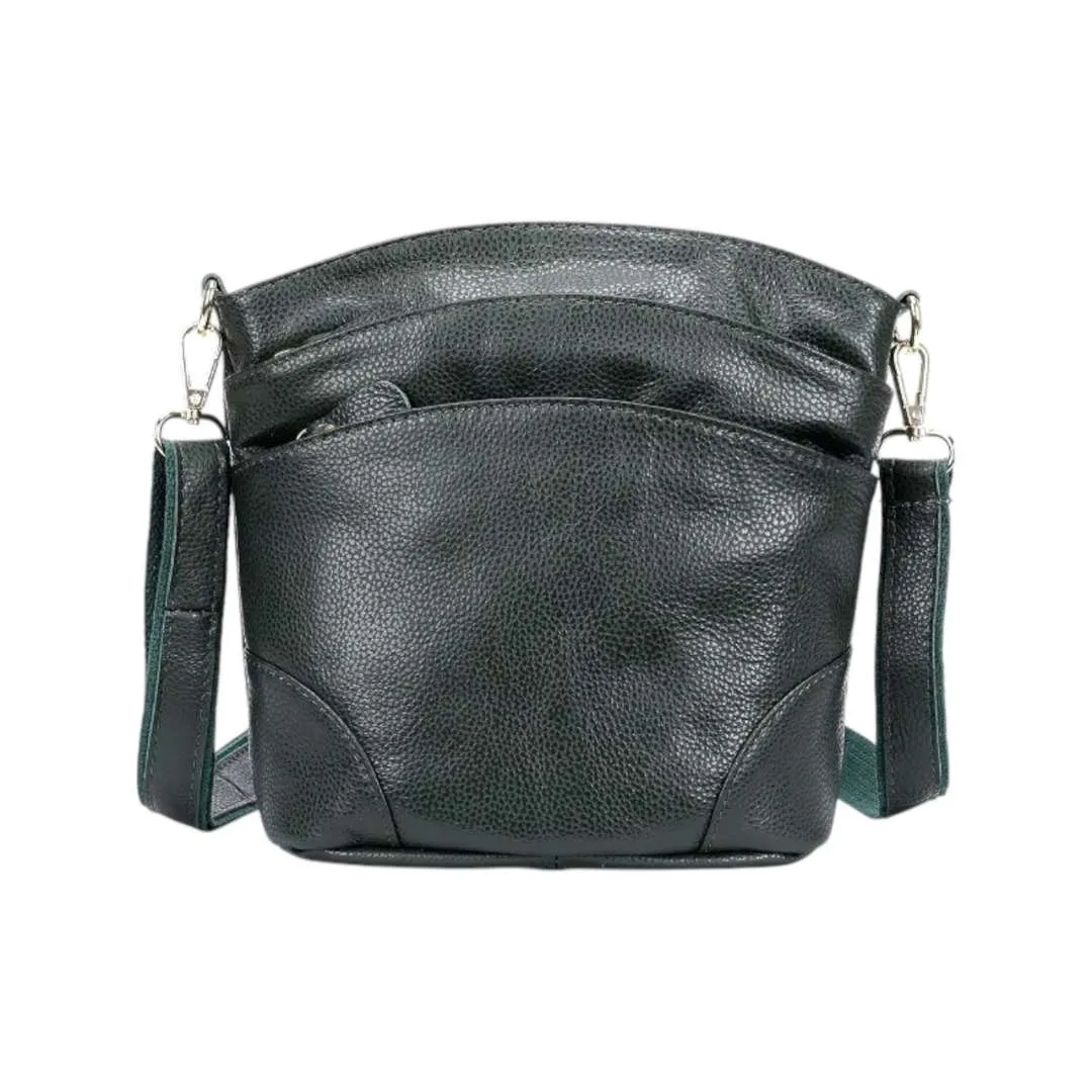 Olivine™ | Westal Genuine Leather Small Crossbody Bag