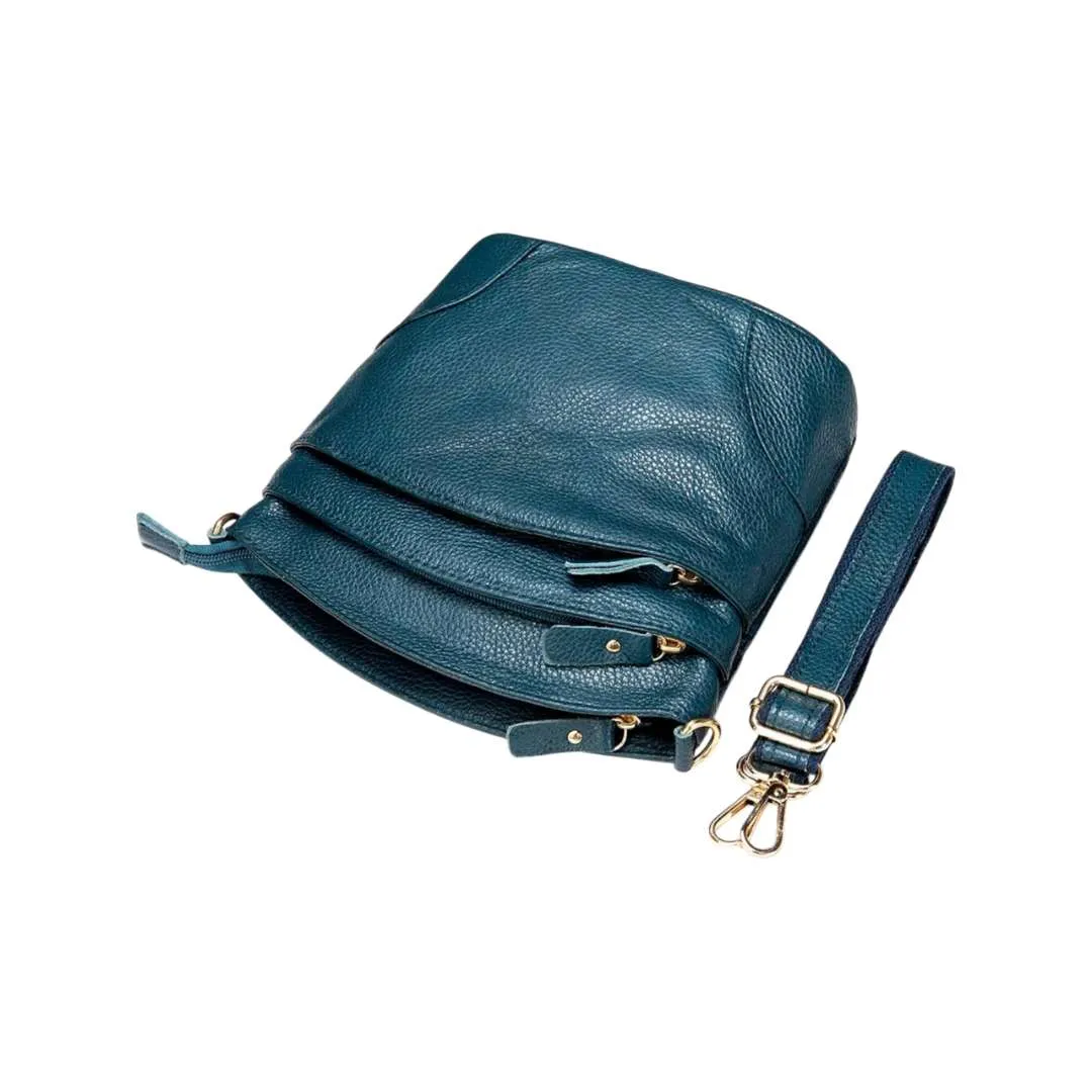 Olivine™ | Westal Genuine Leather Small Crossbody Bag