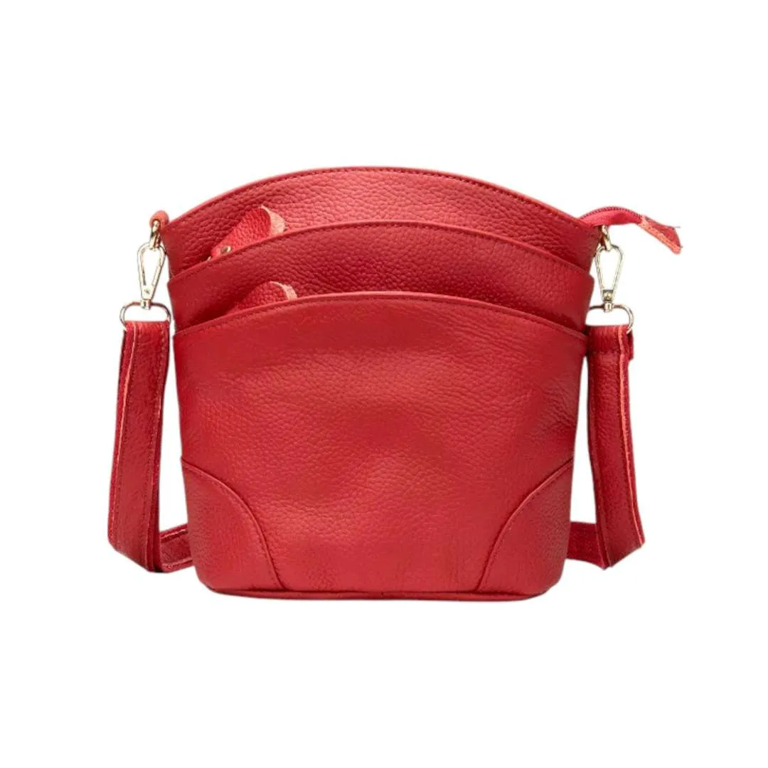 Olivine™ | Westal Genuine Leather Small Crossbody Bag