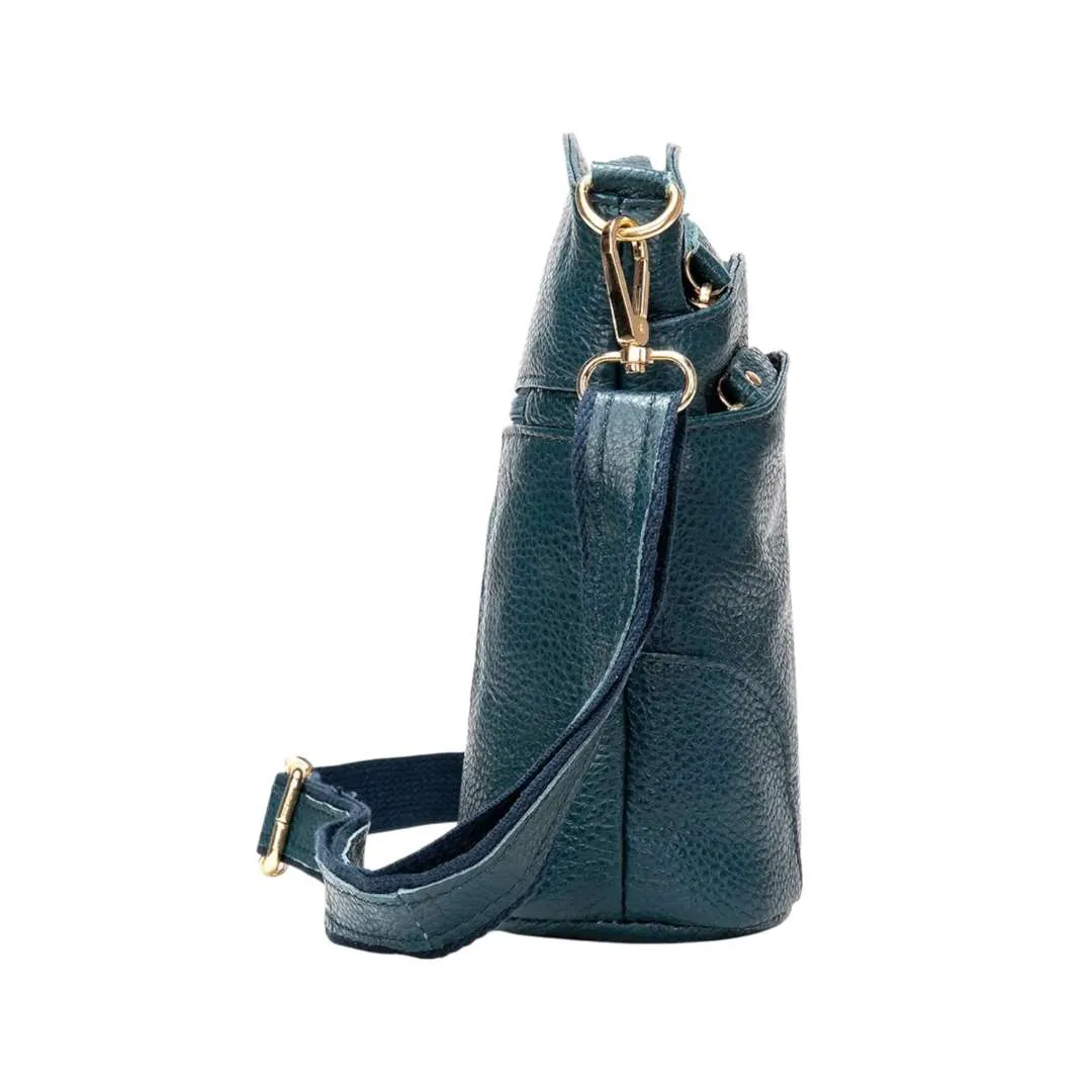 Olivine™ | Westal Genuine Leather Small Crossbody Bag