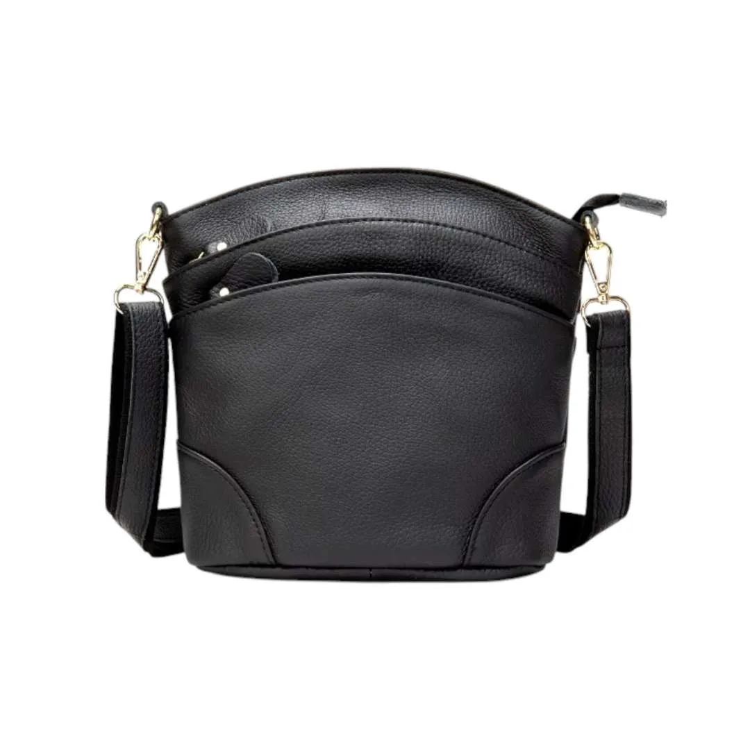 Olivine™ | Westal Genuine Leather Small Crossbody Bag