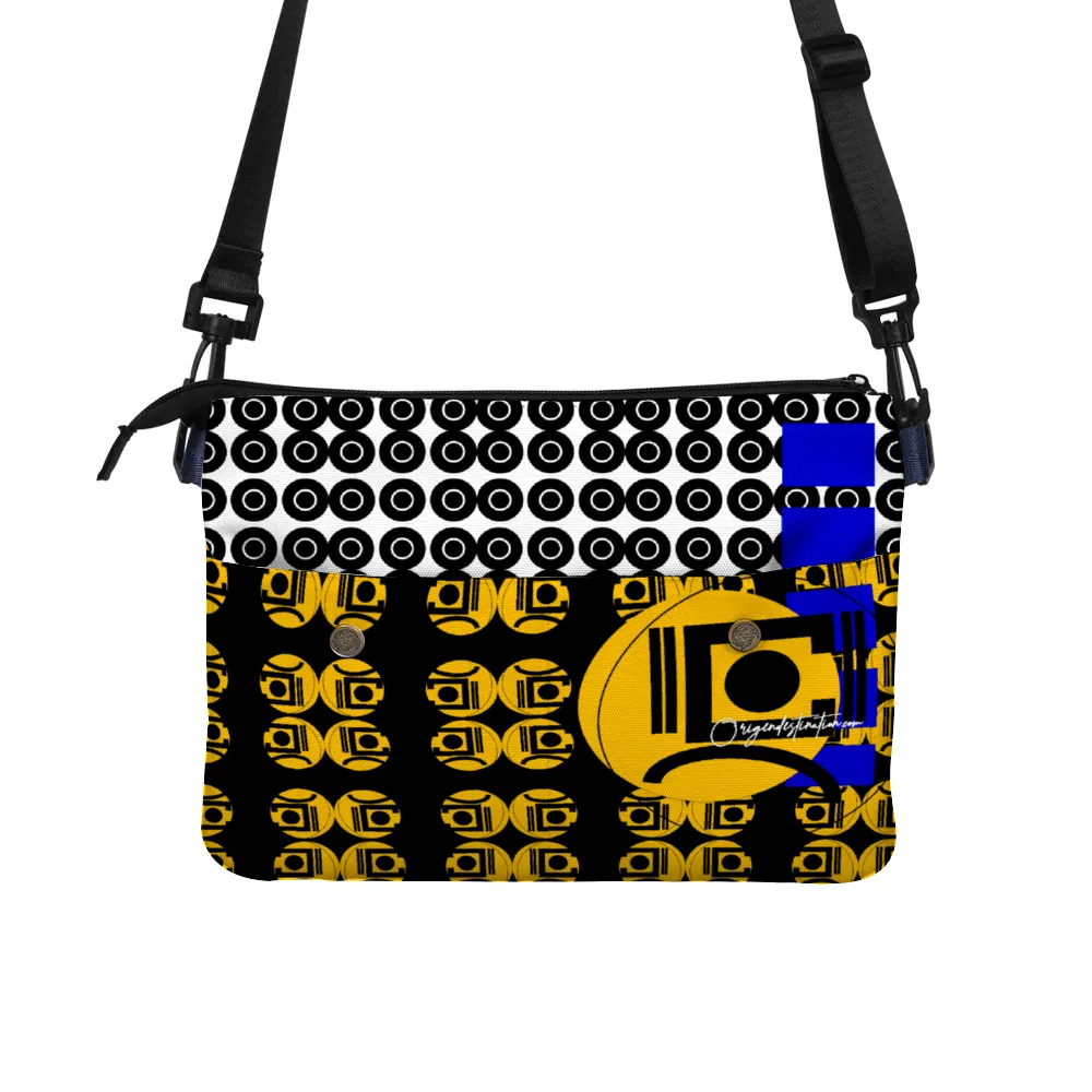 Origen Destination Shoulder Messenger (Blk-Gold)