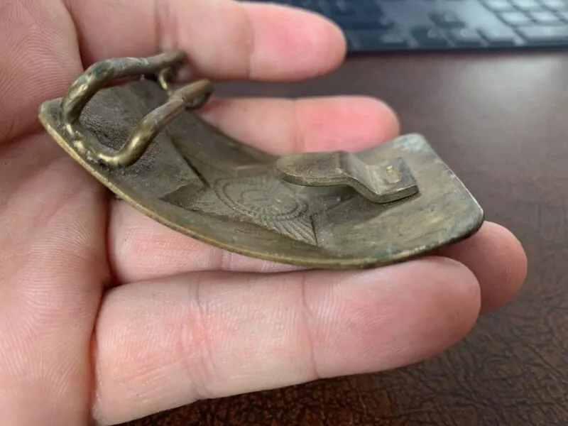Original WW2 USSR Russian Soldiers Army Brass Belt Buckle