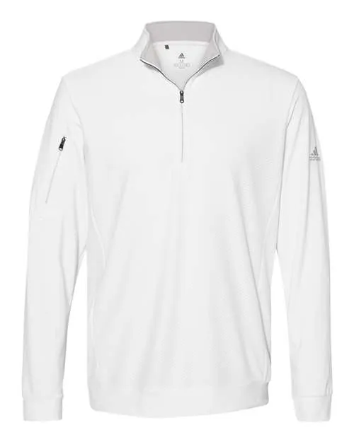Performance Textured Quarter-Zip Pullover