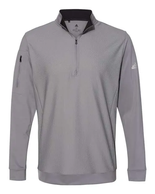 Performance Textured Quarter-Zip Pullover