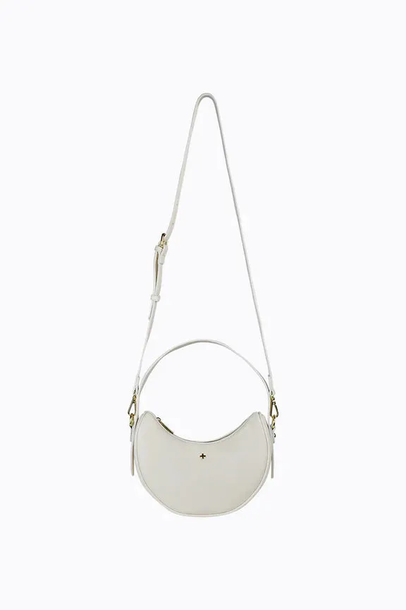 Peta   Jain Sunkissed Shoulder Bag - White Pu/Gold