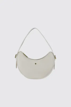 Peta   Jain Sunkissed Shoulder Bag - White Pu/Gold