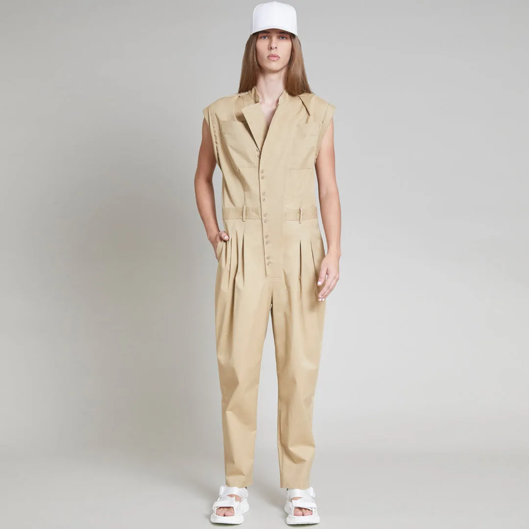 PEYTON JUMPSUIT KHAKI