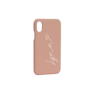 Phone Case - Pink Saffiano Leather - (iPhone Cases)
