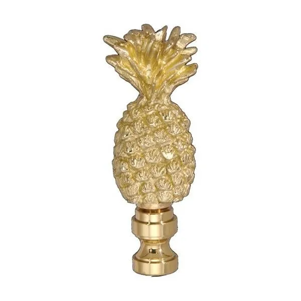 Pineapple Finial with Polished Brass Finish