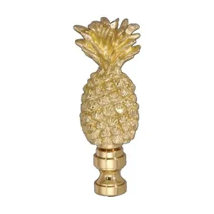Pineapple Finial with Polished Brass Finish