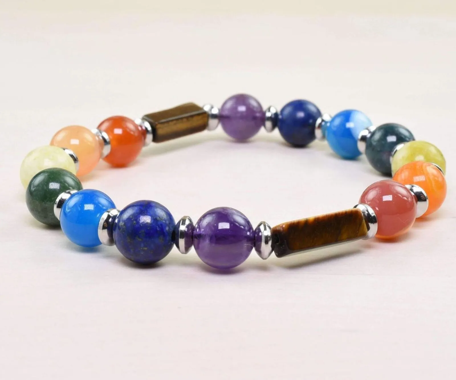 Pink Box Genuine Healing Chakra Bracelet