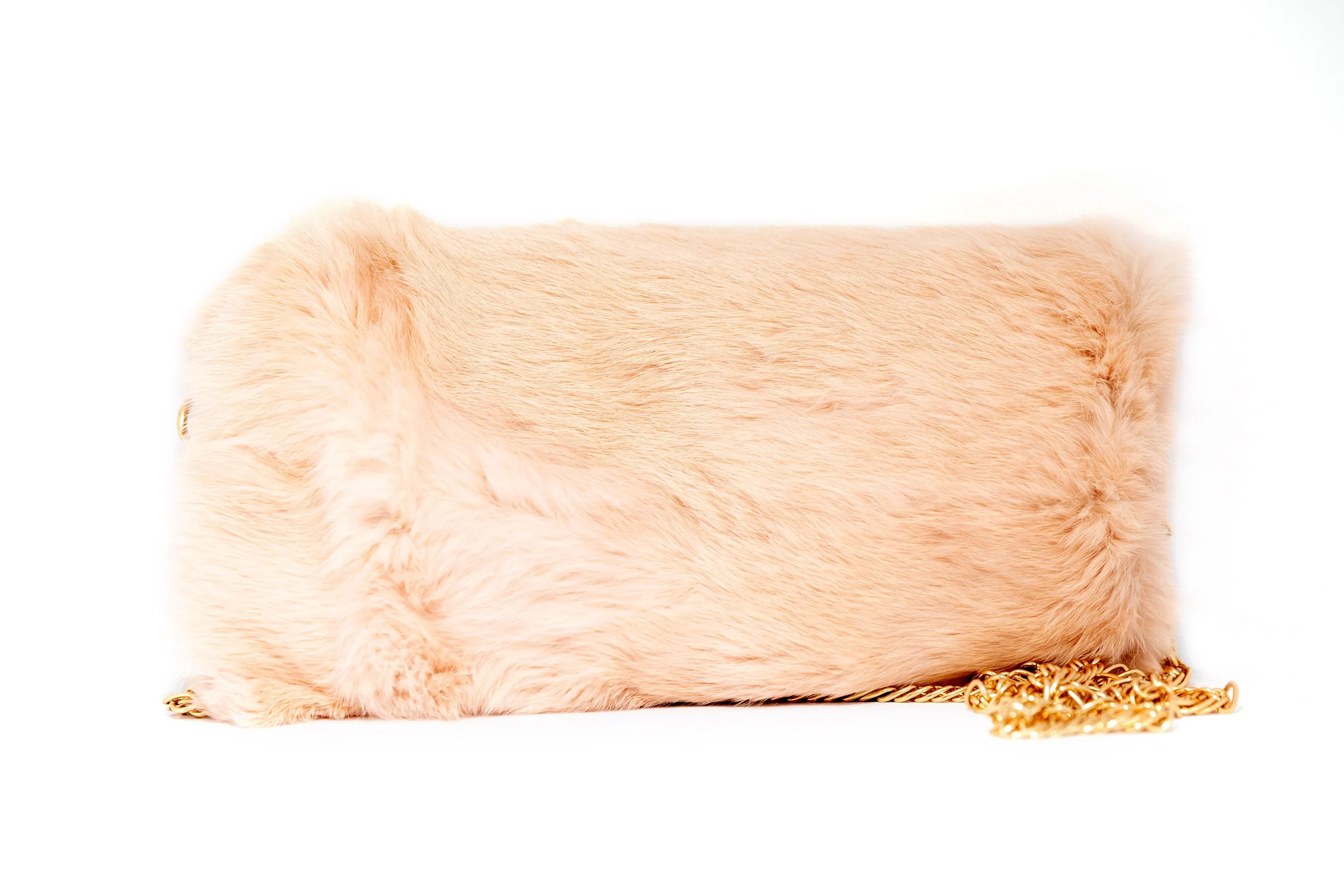 Pink Fur Purse